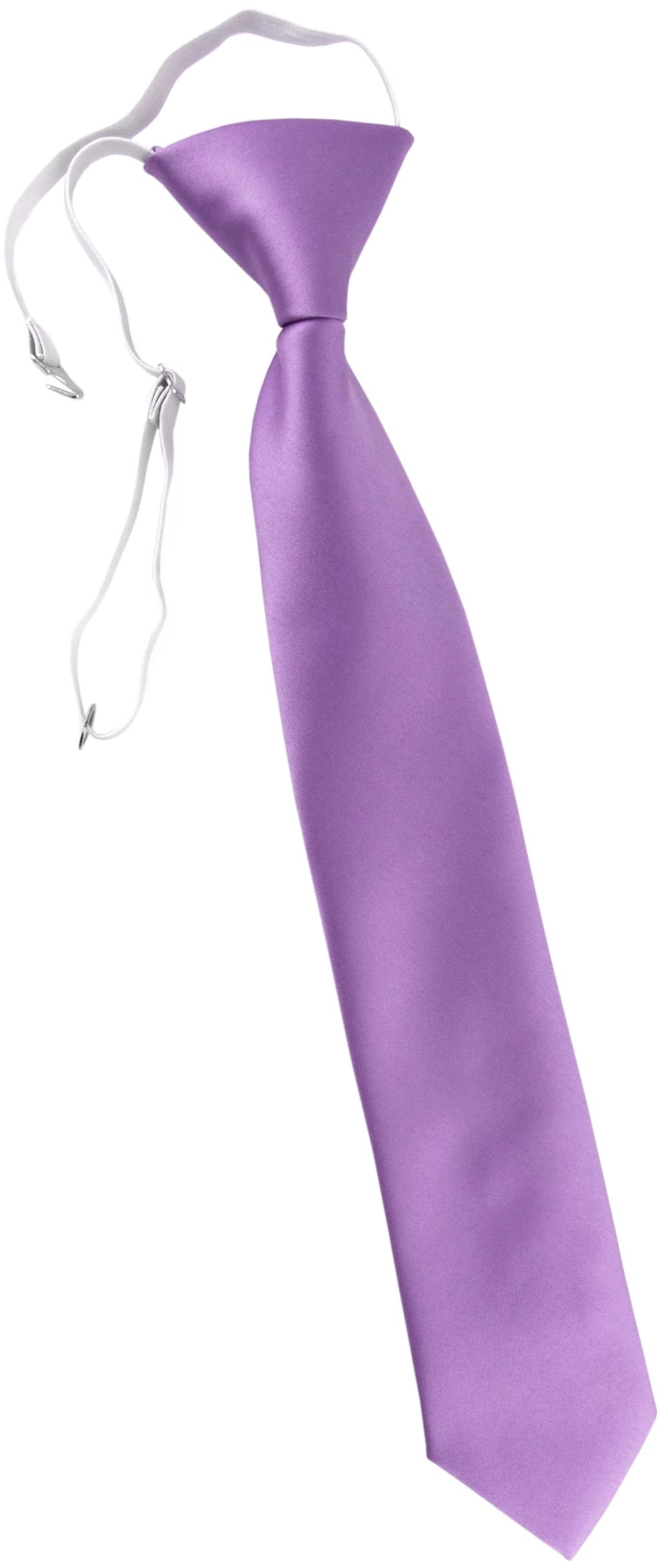 TigerTie Cravate Enfant Pré-nouée Or – Élastique Ajustable (tour De Cou 30-52 Cm) – 100% Polyester, 37x7 Cm