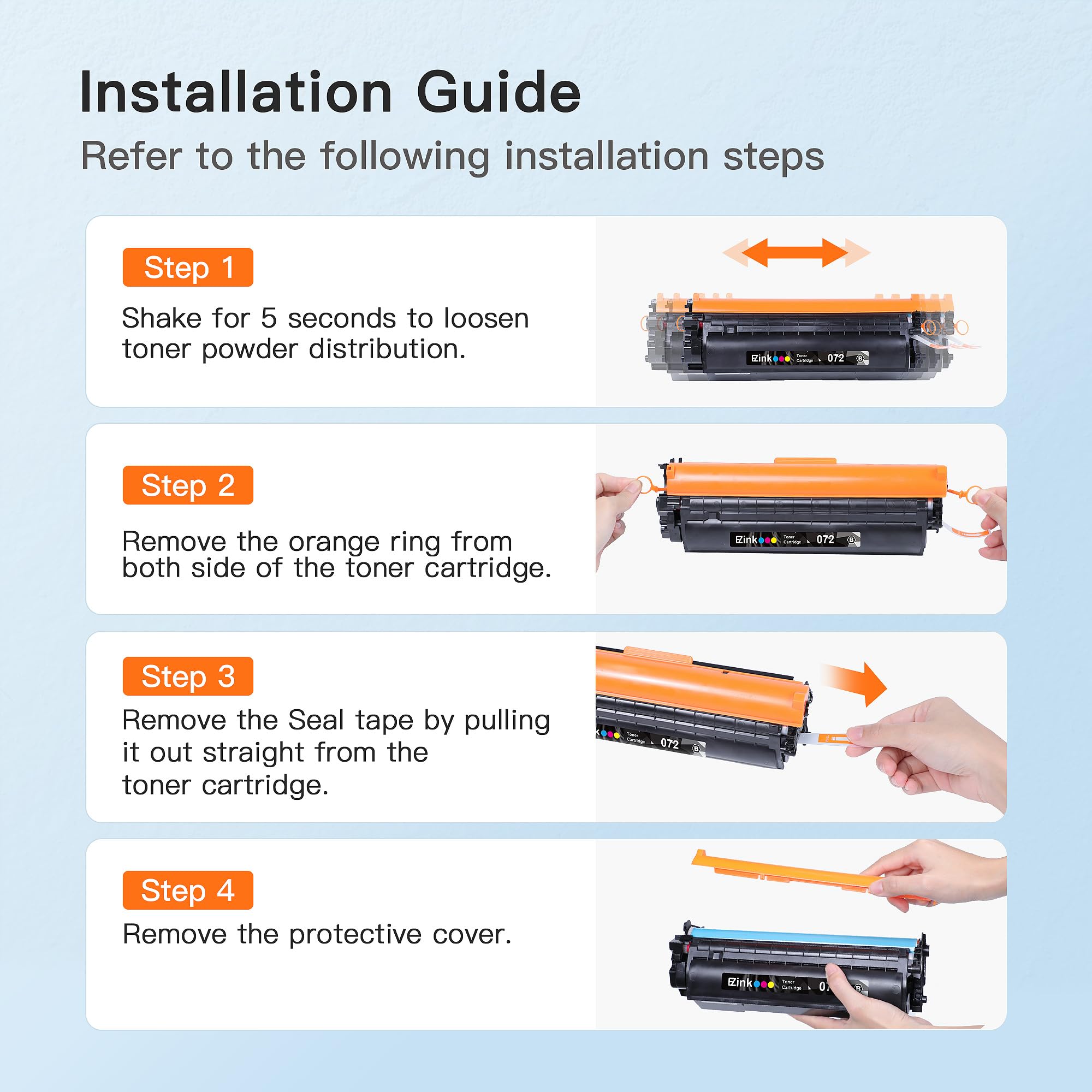Amazon.co.jp: E-Z Ink 072 トナーカートリッジ Canon 072 Toner