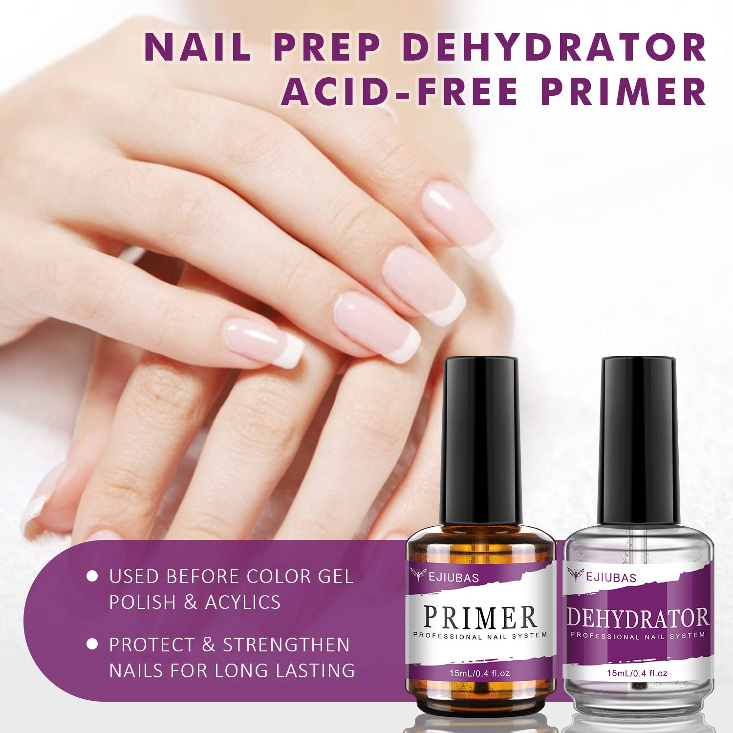 Buy Ejiubas Nail Primer Professional Natural Nail Prep Dehydrator And Primer Long Lasting Primer For Acrylic Nails Fast Air Dry Nail Primer For Acrylic Nail Dehydrator And Primer 15ml 0 5 Oz Online Buy Ejiubas Nail Primer Professional Natural Nail Prep Dehydrator And Primer Long Lasting Primer For Acrylic Nails Fast Air Dry Nail Primer For Acrylic Nail Dehydrator And Primer 15ml 0 5 Oz Online
