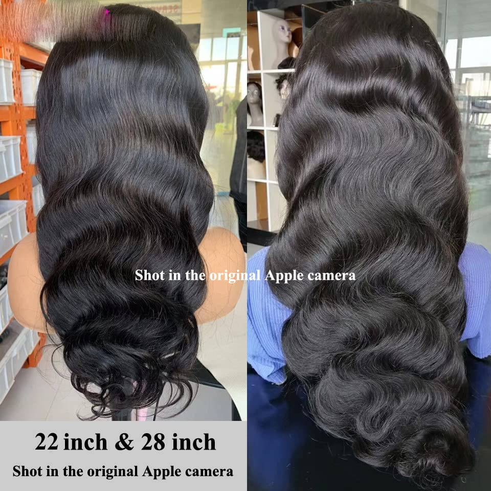 Pizazz Echthaar-Perücke 13 X 6 Zoll | Brasilianisches Echthaar, 180 Dichte, Gewellt | Mit HD-Spitze & Babyhaar