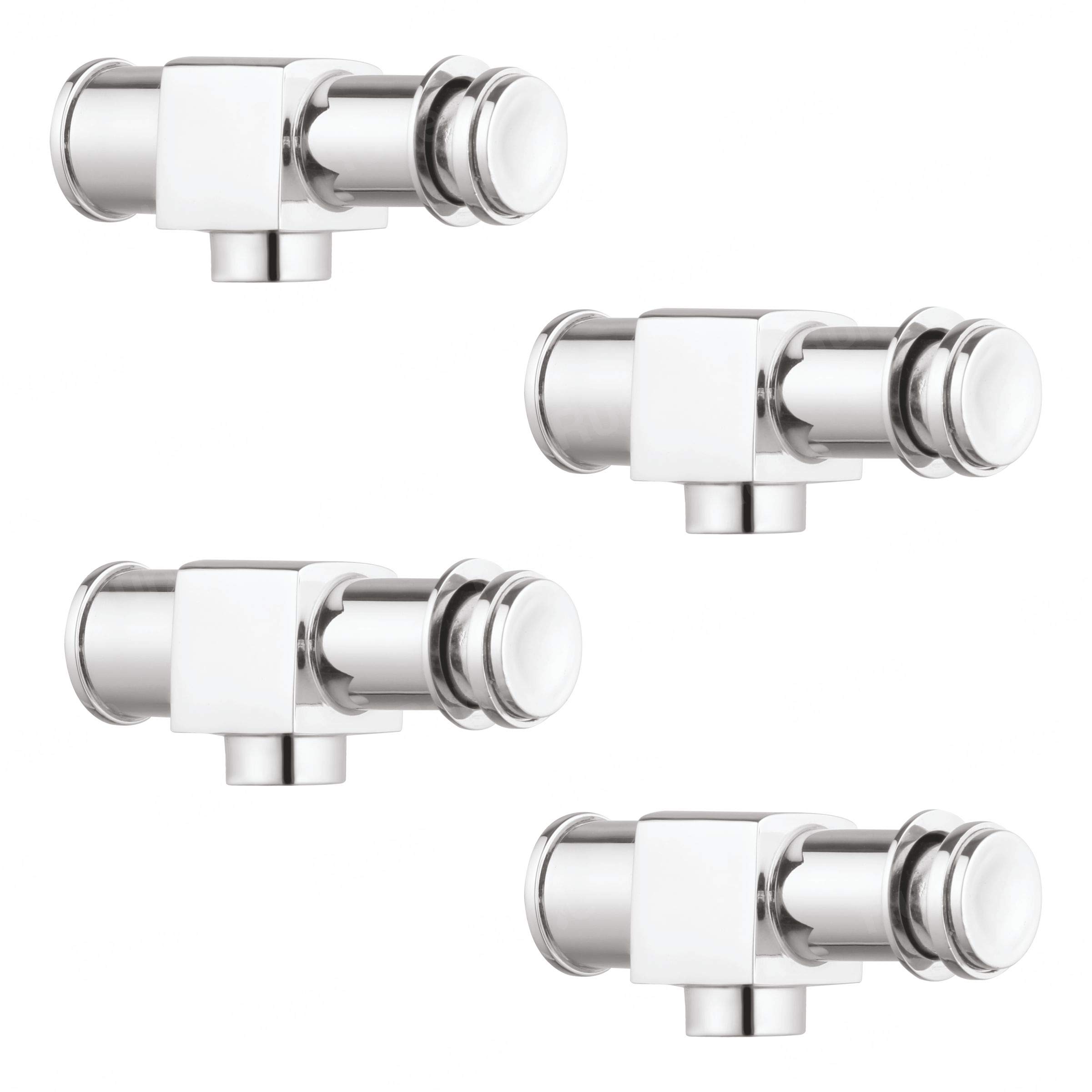 Ruhe® Push Cock Square For Bathroom | Full Brass Push Cock Square For Bathroom & Kitchen Set Of 4 (B08RNPK2MM) Amazon Price History, Amazon Price Tracker