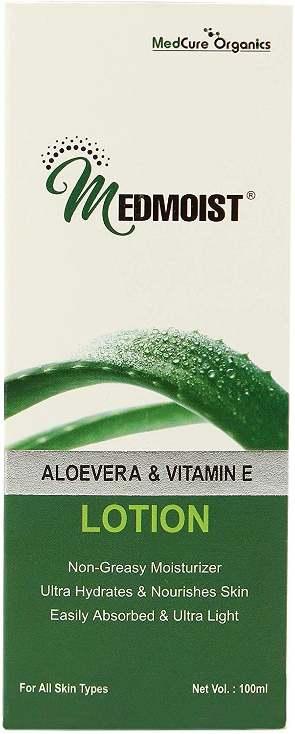 Medmoist Aloevera and Vitamin-E Body Lotion, 100ml