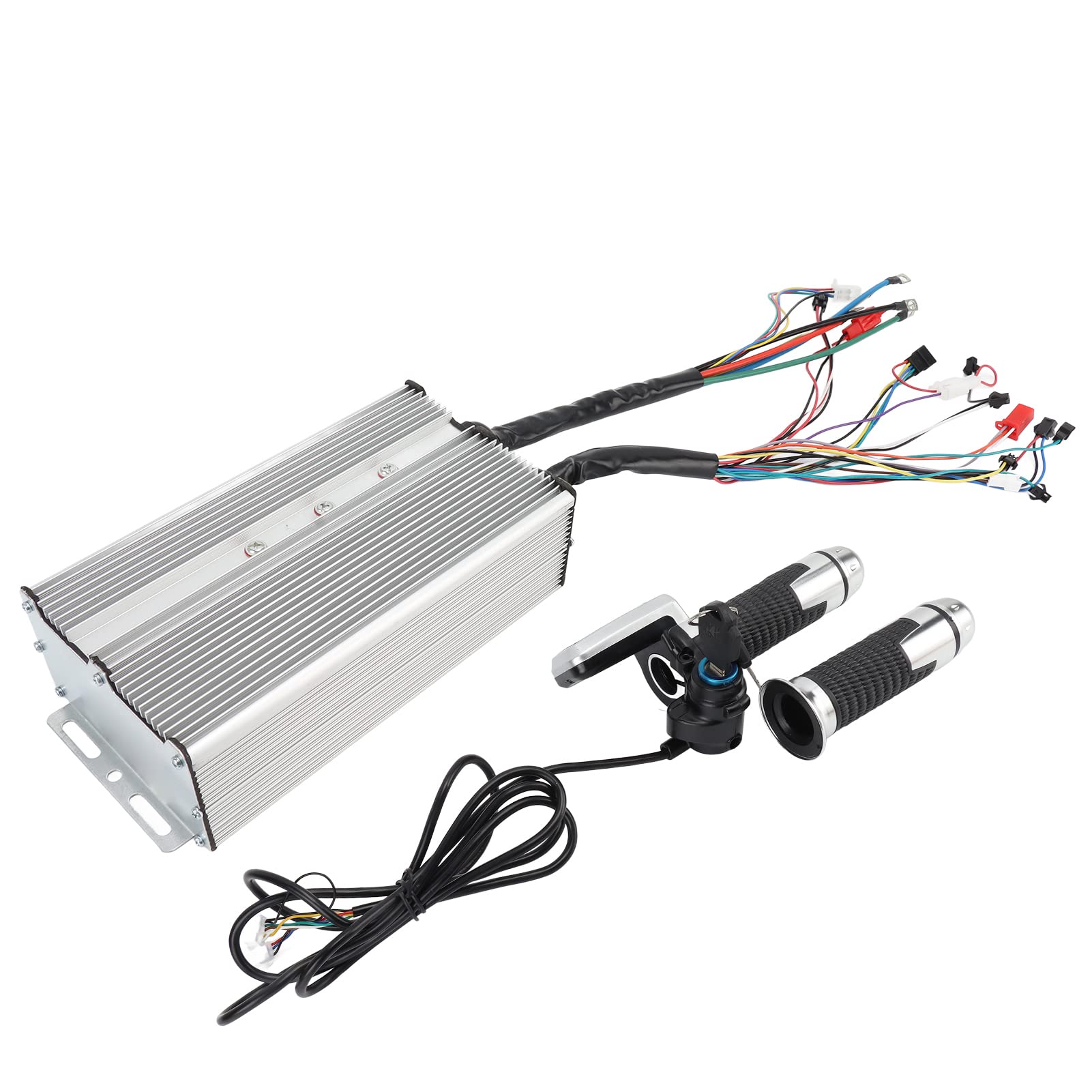 Kit d'affichage LCD de contrôleur de moteur sans balais, pour vélos électriques, scooters, avec coque métallique de dissipation de la chaleur, indicateur de niveau de