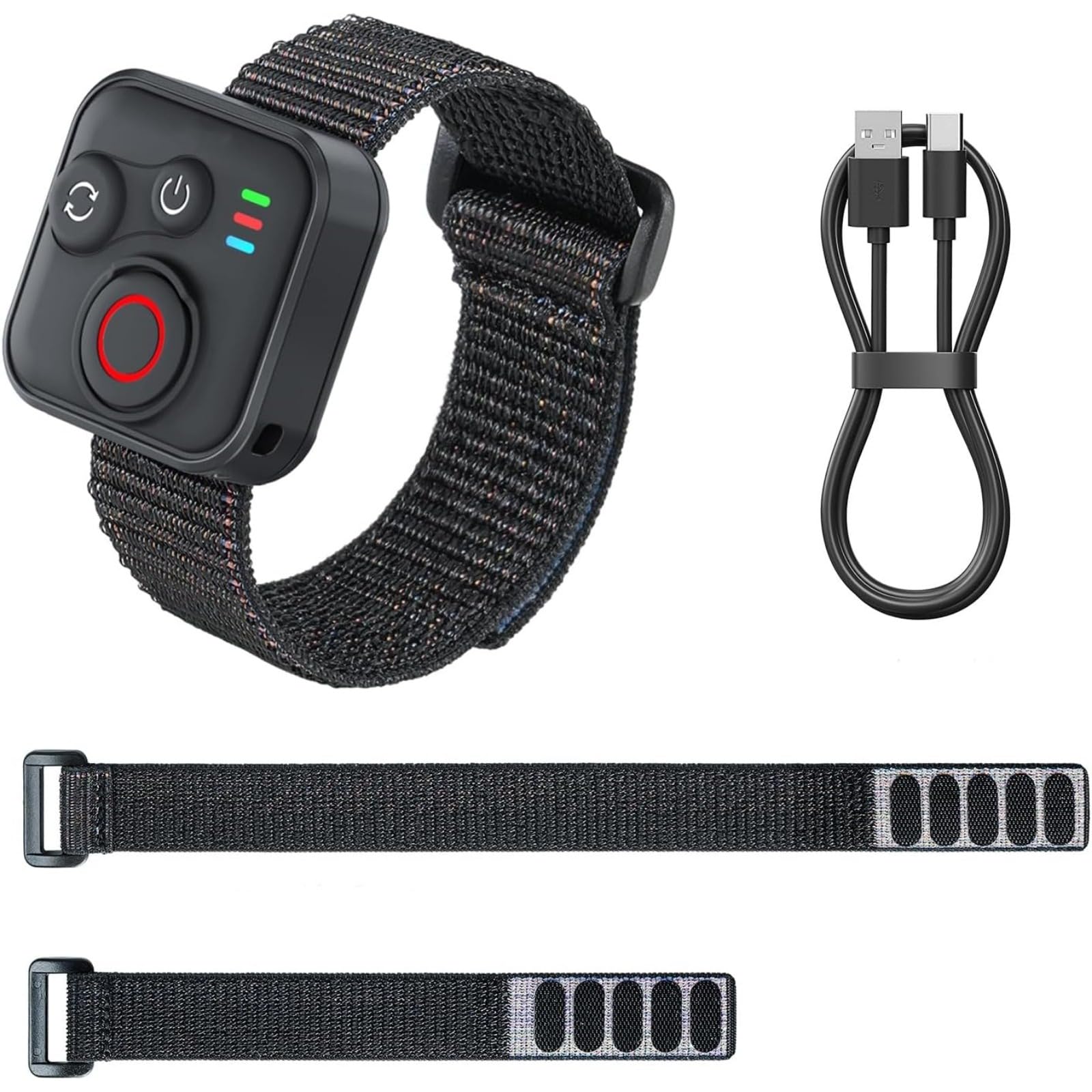 Blue-Tooth - Telecomando per Insta360 X5/X4/X3/Go 3S/ACE pro 2/ACE Pro/ONE X2, 96 ore di durata della batteria, portata 50 m, con cinghie di montaggio lunghe e corte