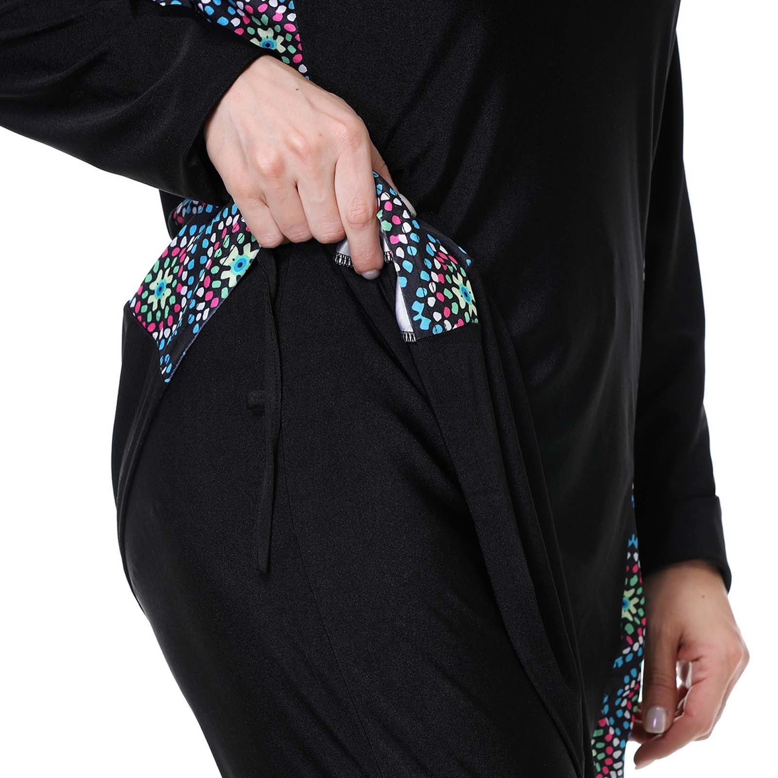 Costume di Bagno Donna da Musulmano Donna, Ampio E Oversize, Bikini, Completo con Copertura Completa Costumi Interi Tankini