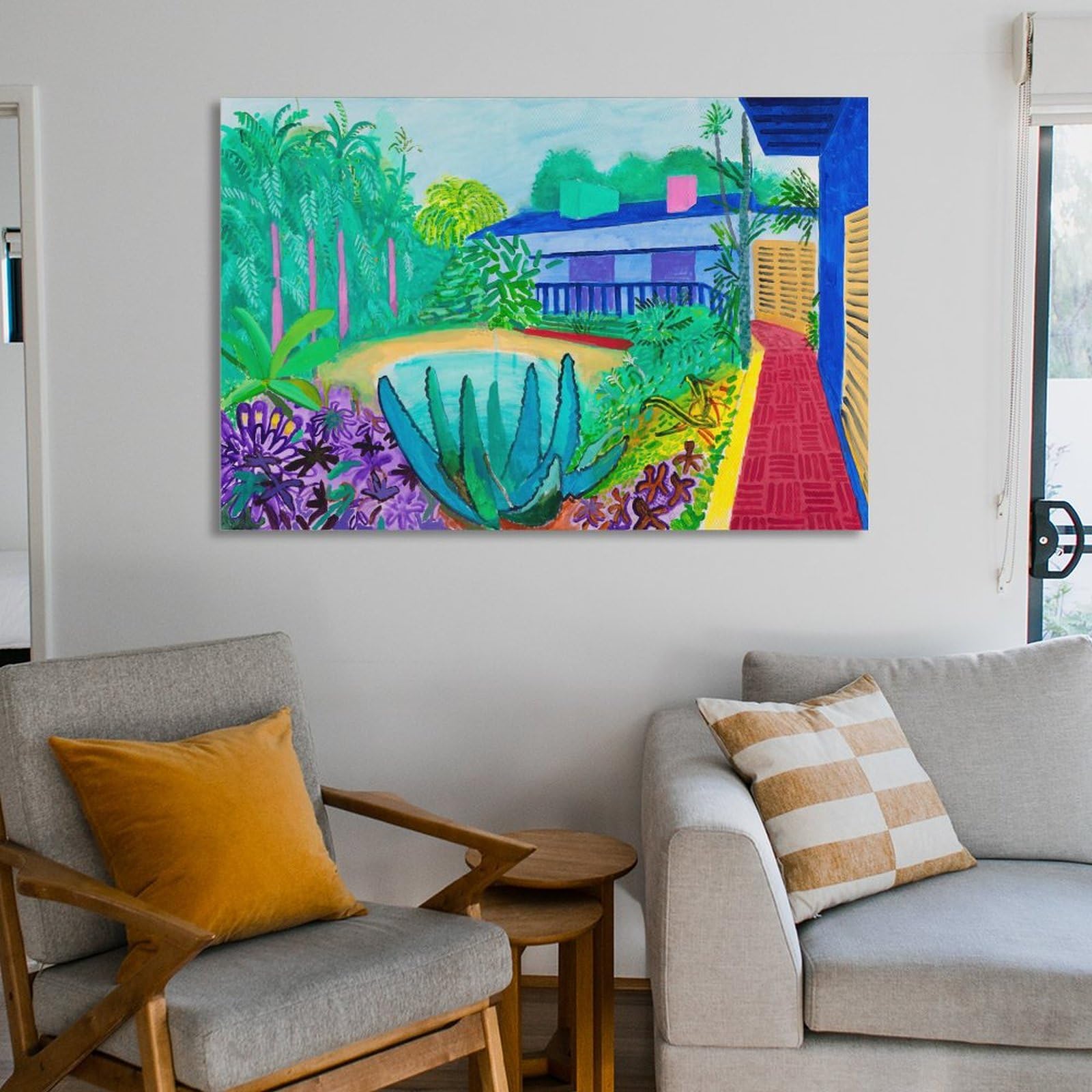 Amazon.co.jp: David Hockneyデイヴィッド・ホックニー絵画 花ポスター
