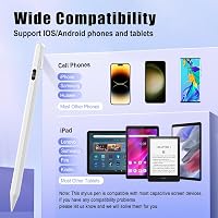 TiMOVO Érintőképernyős Stylus Toll - Gyorstöltős, iPad/iPhone/Android Kompatibilis, LED Töltésjelzővel, Mágneses Rögzítéssel, 8 Órás Üzemidő 2