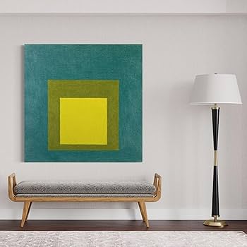 アートポスター ヨゼフアルバース エキシビジョンポスター Homage to the Square: Yellow Climate, 1961 – ヨゼフ