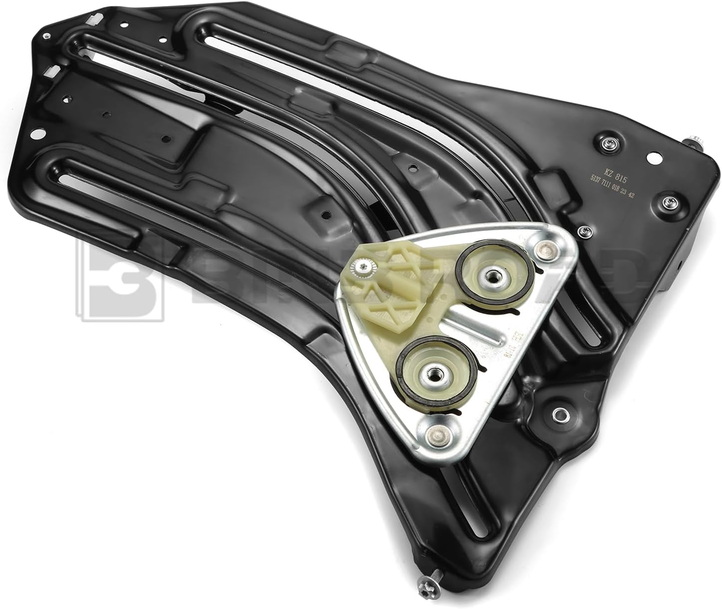 Window Regulator Set Rear Right Passenger Side Compatible with BMW MINI Cooper Cabrio R52 2002-2008 | R57 2007-2015 (Replaces 51377111018)