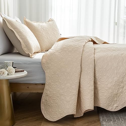 Miniatura 2 de Juego de edredón de 2 piezas tamaño individualindividual XL, colcha de verano suave y ligera, colcha reversible de microfibra para todas las