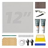 Drywall Repair Kit,Drywall Repair Panel 12” x12“,Drywall Patch Kit Large Hole,Sheetrock Repair Kit,Wall Surface Large Hole Fill Quick and Easy Solution
