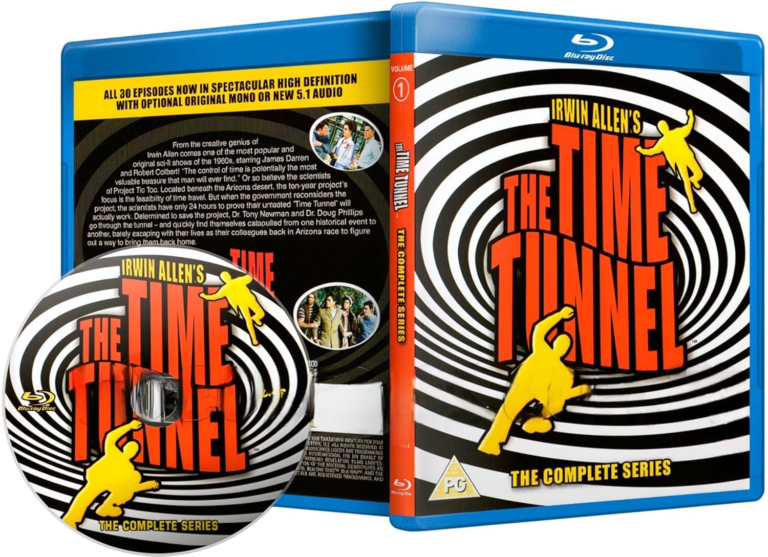 The Time Tunnel: The Complete Series [Blu-ray] [Region Free]