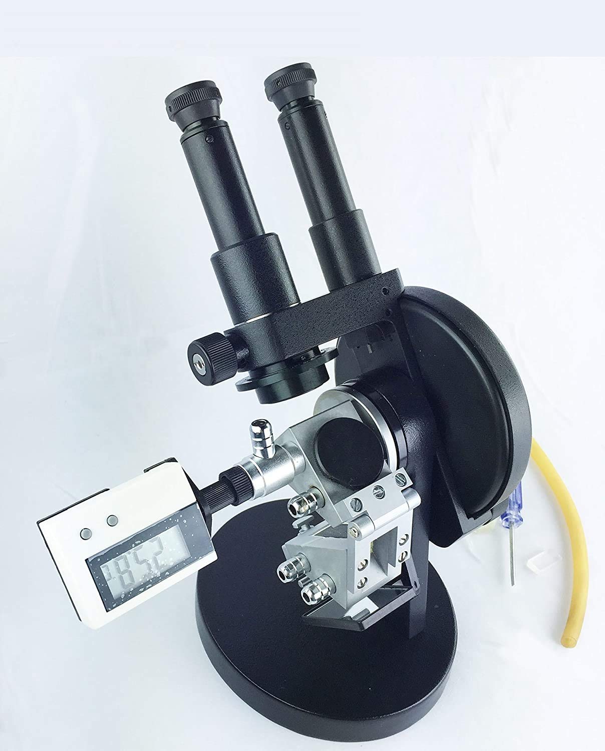 Abbe Refractometer, Binocular, Measuring Range: 1.3000-1.7000 nD; 0.0-95% Brix