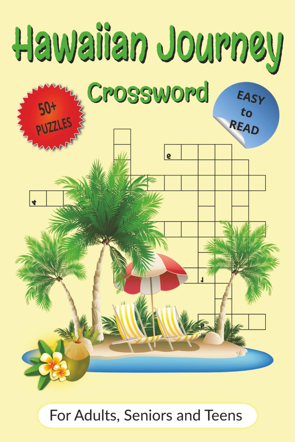 Hawaiian Journey Crossword: Aloha Spirit Puzzle Book about Culture, Travel, and Islands