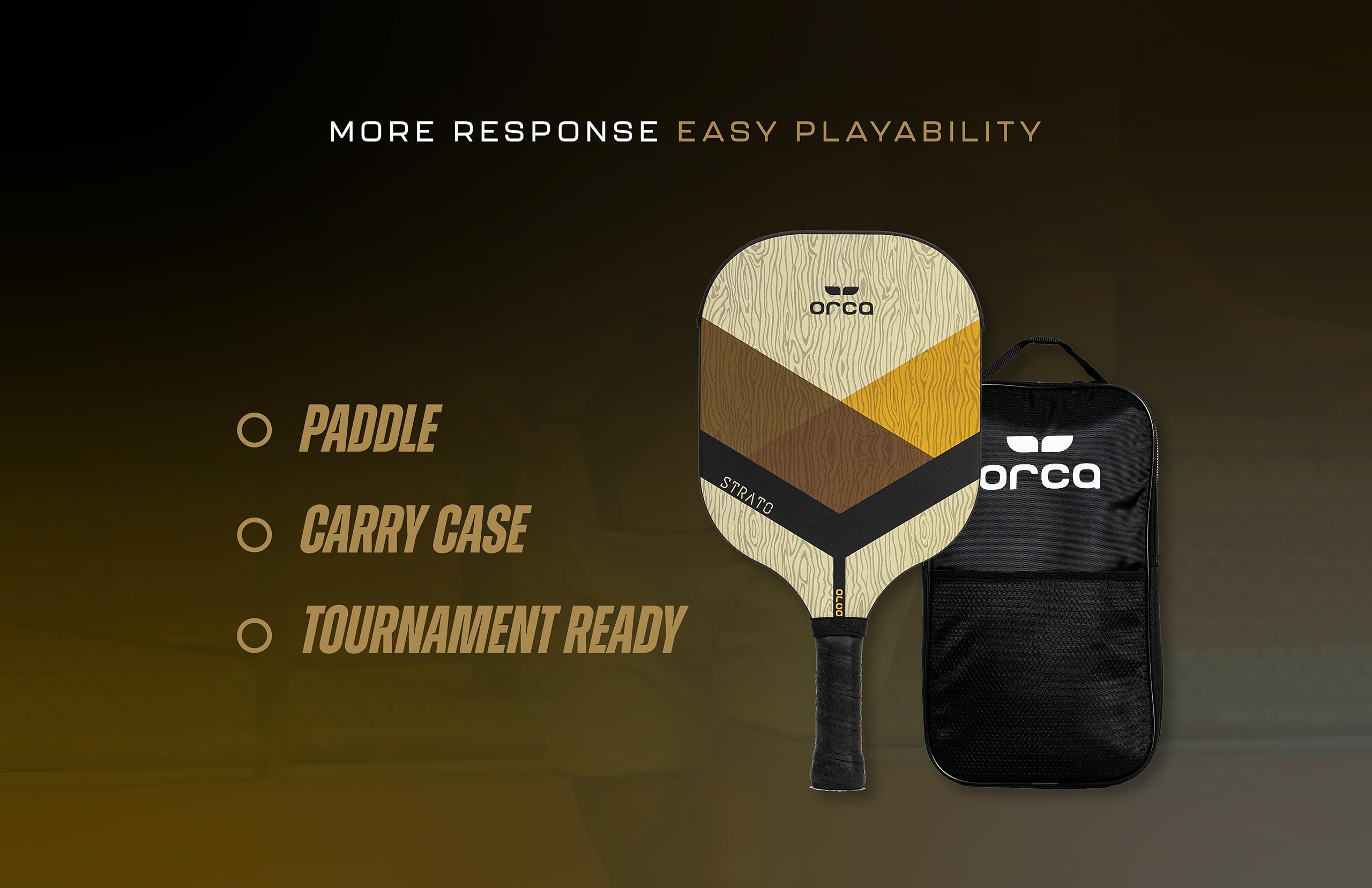 Amazon | Orca Paddle Co. ストラート ピックルボール パドルセット 
