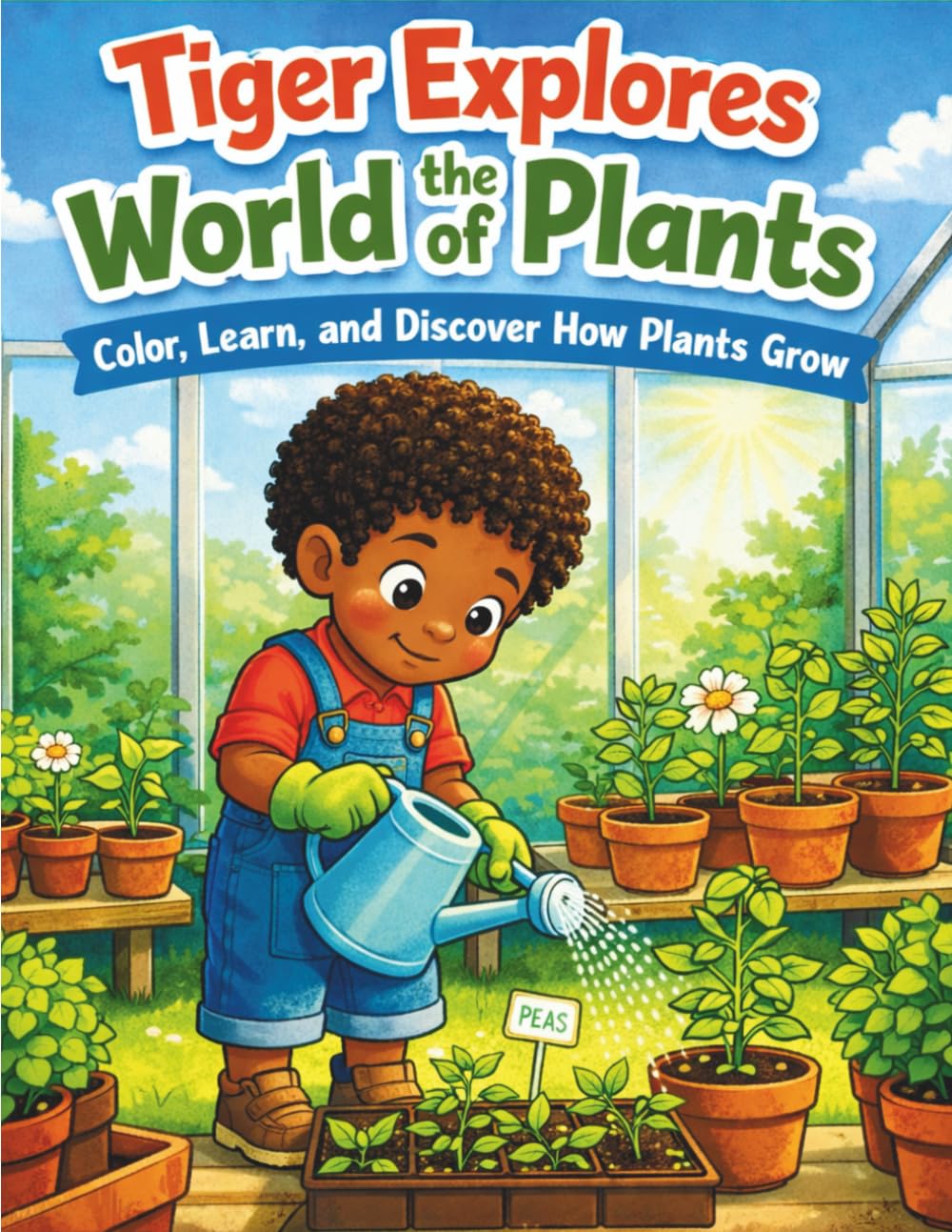 Tiger Explores the World of Plants: Color, Learn and Discover How Plants Grow (Tiger's Learning Adventures)