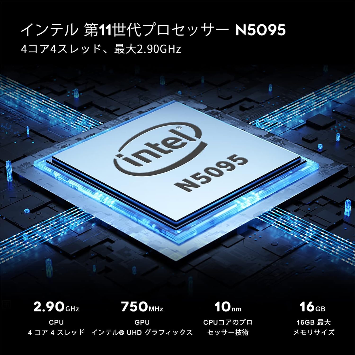 Amazon.co.jp: Beelink MINI SミニPC、第11世代プロセッサーN5095 mini