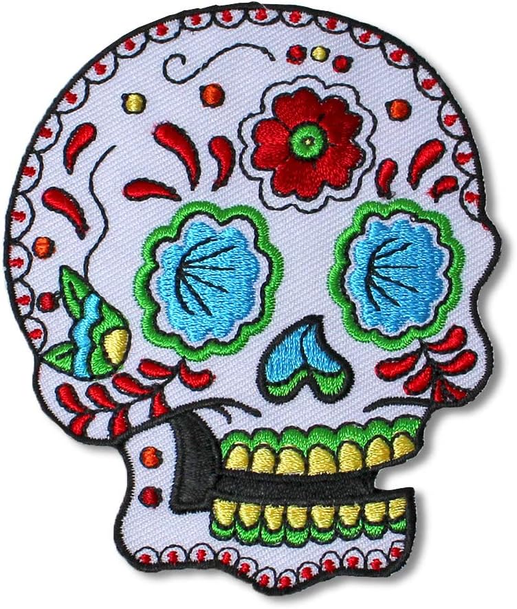 Sunny Buick - Candy Sugar Skull - Embroidered Patch