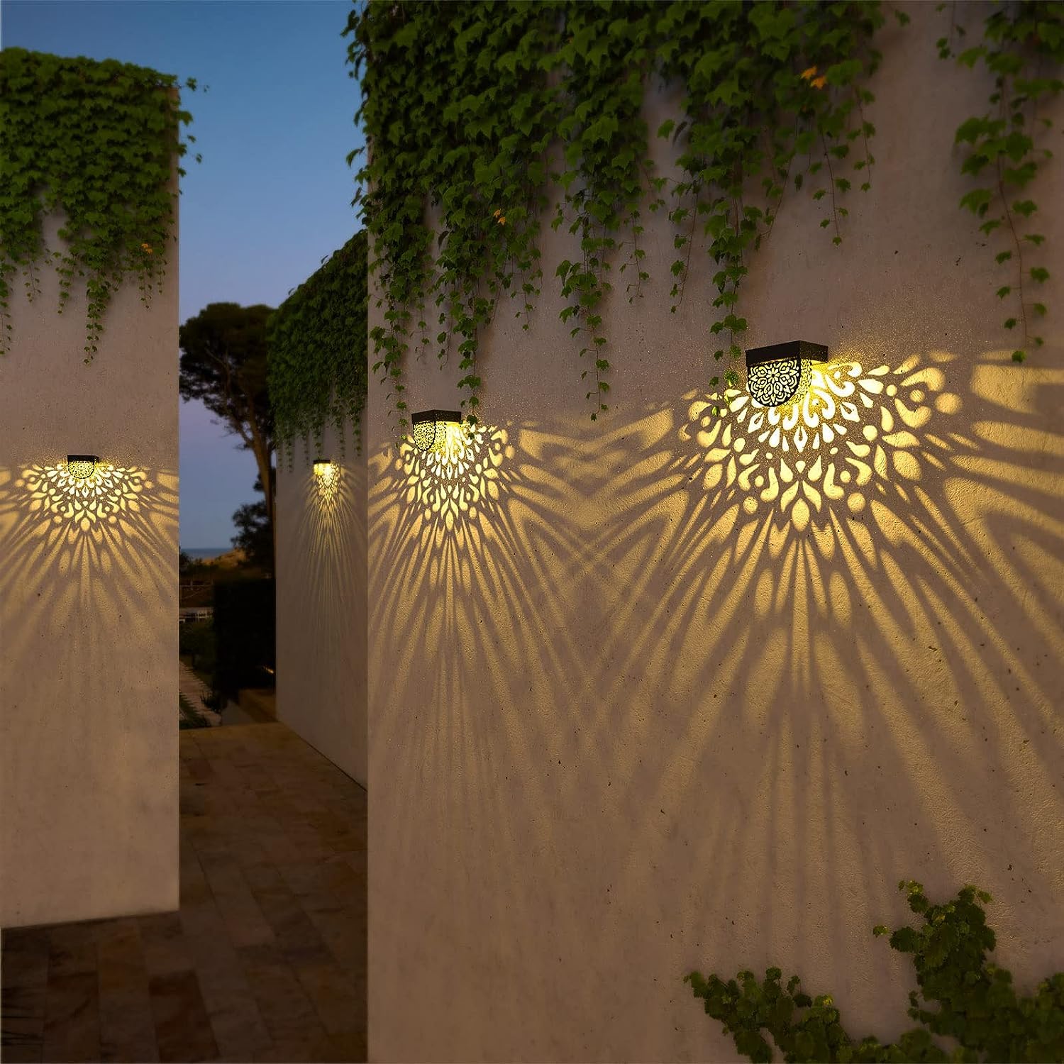 Farolillos Jardin Luces Solares Para Jardín Lifeel - 6 Unidades Impermeables Iluminación Solar Para Patio