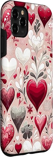 Miniatura 3 de Funda romántica para iPhone 11 Pro Max con corazones encantadores para el día de San Valentín