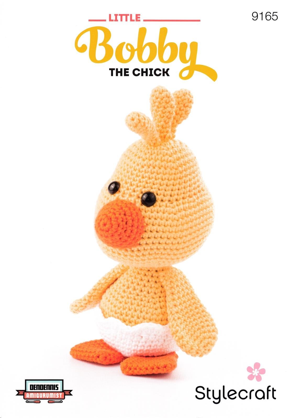 Stylecraft 9165 Crochet Pattern Little Bobby The Chick Toy in Classique Cotton DK
