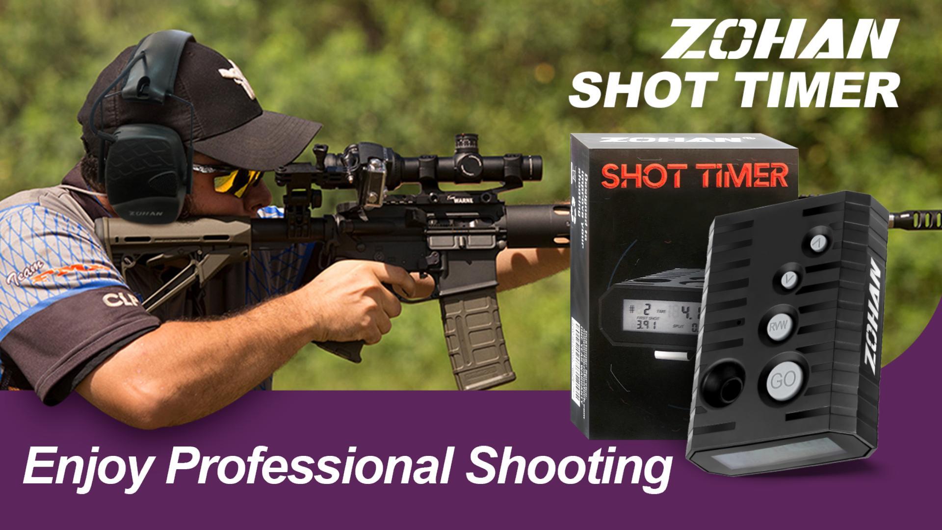 Target Alarm Clock With Gun HT01 Shot Timer With 4 Modes - Loud Buzzer ...