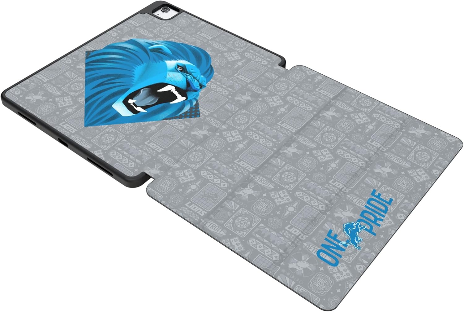 Keyscaper Black Detroit Lions iPad Tablet Case