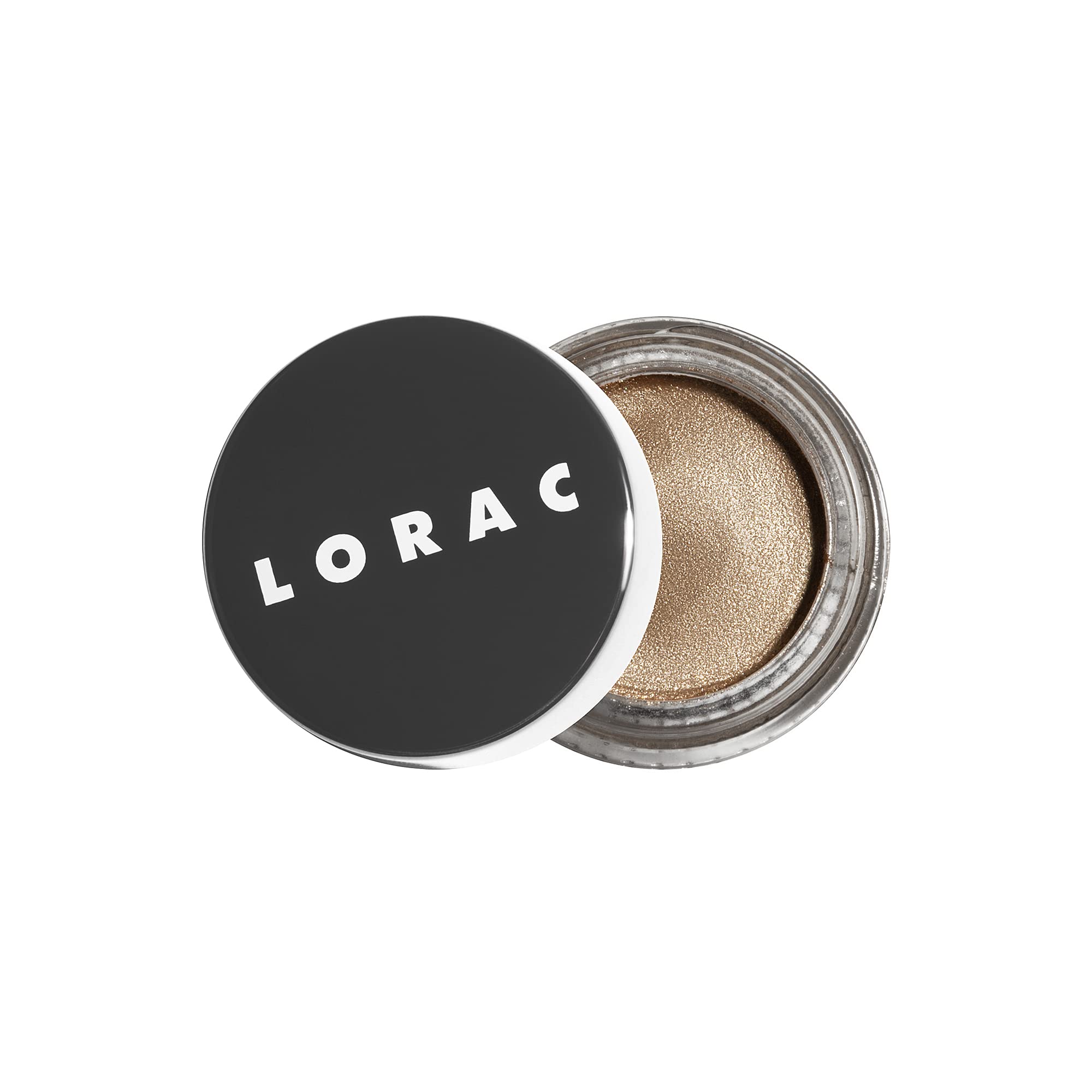 LORACLux Diamond Crème Eye Shadow | Metallic Shimmer Eyeshadow Powder | Satin Gold