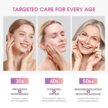 Neck Firming Cream with Retinol, Collagen & Hyaluronic Acid - Tighten & Lift Crepey Skin, Improve Wrinkle Appearance, Even Skin Tone - 1.7 Fl Oz Moisturizer for Face & Neck
