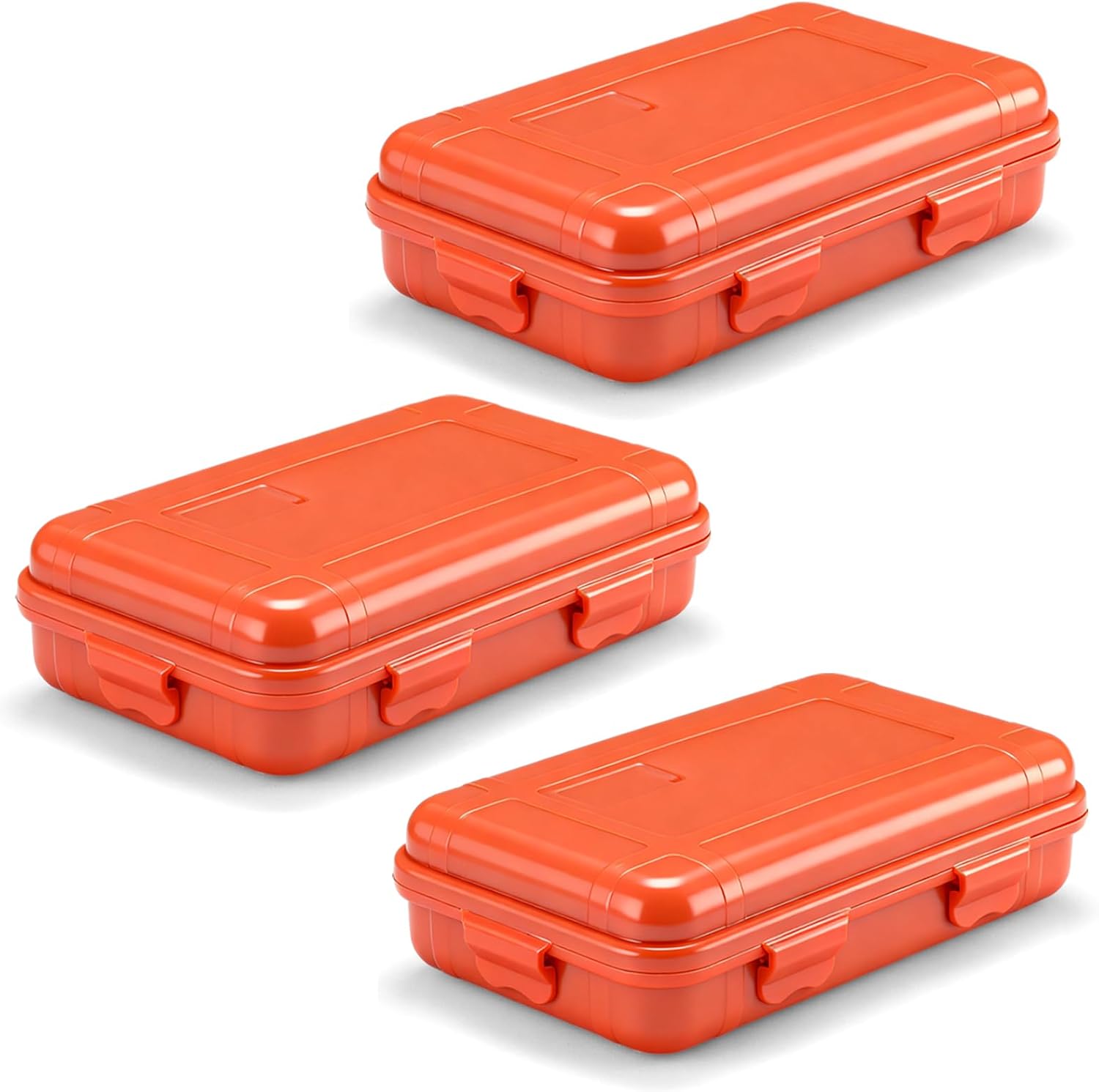 Geelin 3 Pack Waterproof Dry Boxes - Small Watertight Storage Cases for Kayaking, Boating, Drifting & Outdoor Adventures