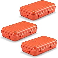 Geelin 3 Pack Waterproof Dry Boxes - Small Watertight Storage Cases for Kayaking, Boating, Drifting & Outdoor Adventures