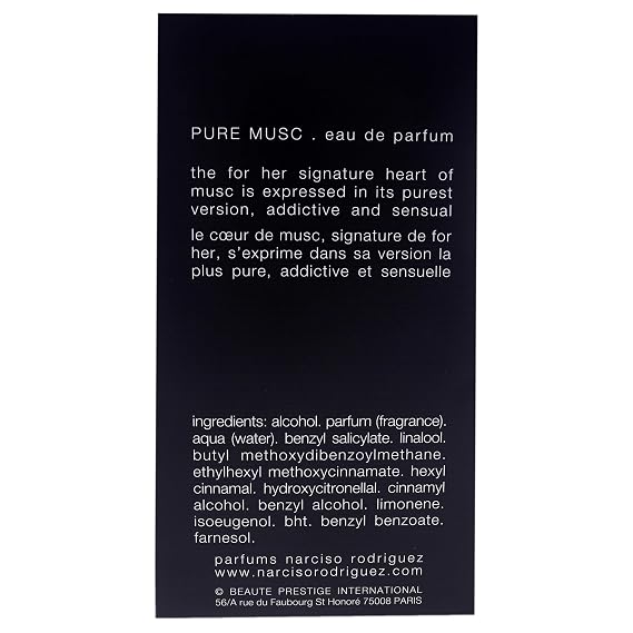 Narciso Rodriguez Pure Musc Women EDP Spray 1.6 oz