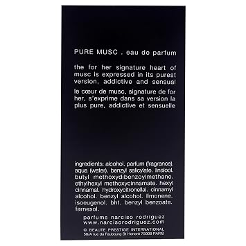 Narciso Rodriguez Pure Musc Women EDP Spray 1.6 oz