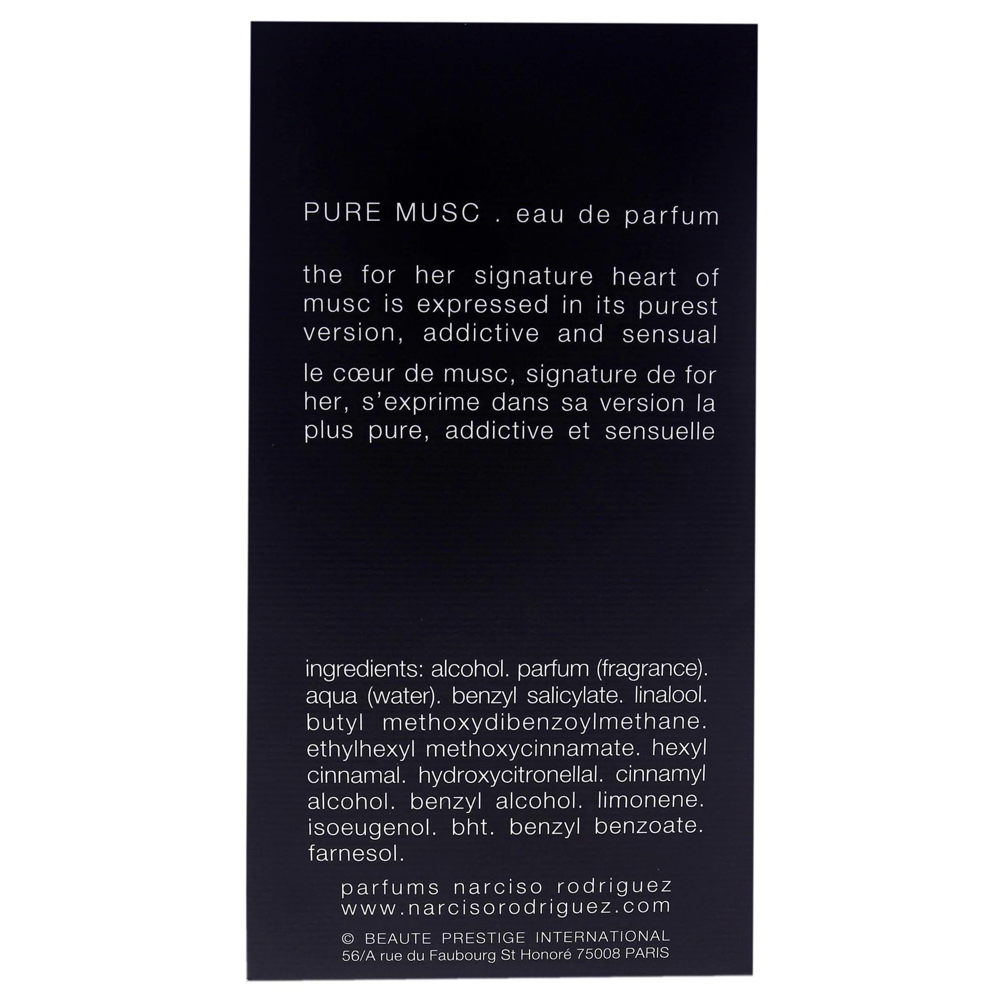Amazon.com : Narciso Rodriguez Pure Musc Women EDP Spray 1.6 oz