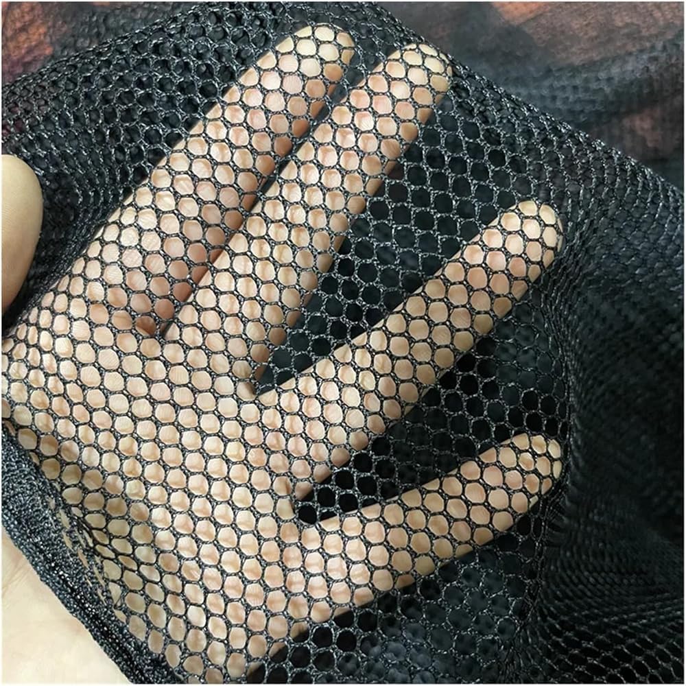 Red de nailon anti pájaros para protección del jardín, malla hexagonal de poliéster negro para árboles frutales, cultivos de hortalizas, acuicultura, valla de jardín y uso al aire libre (tamaño: 1 m x