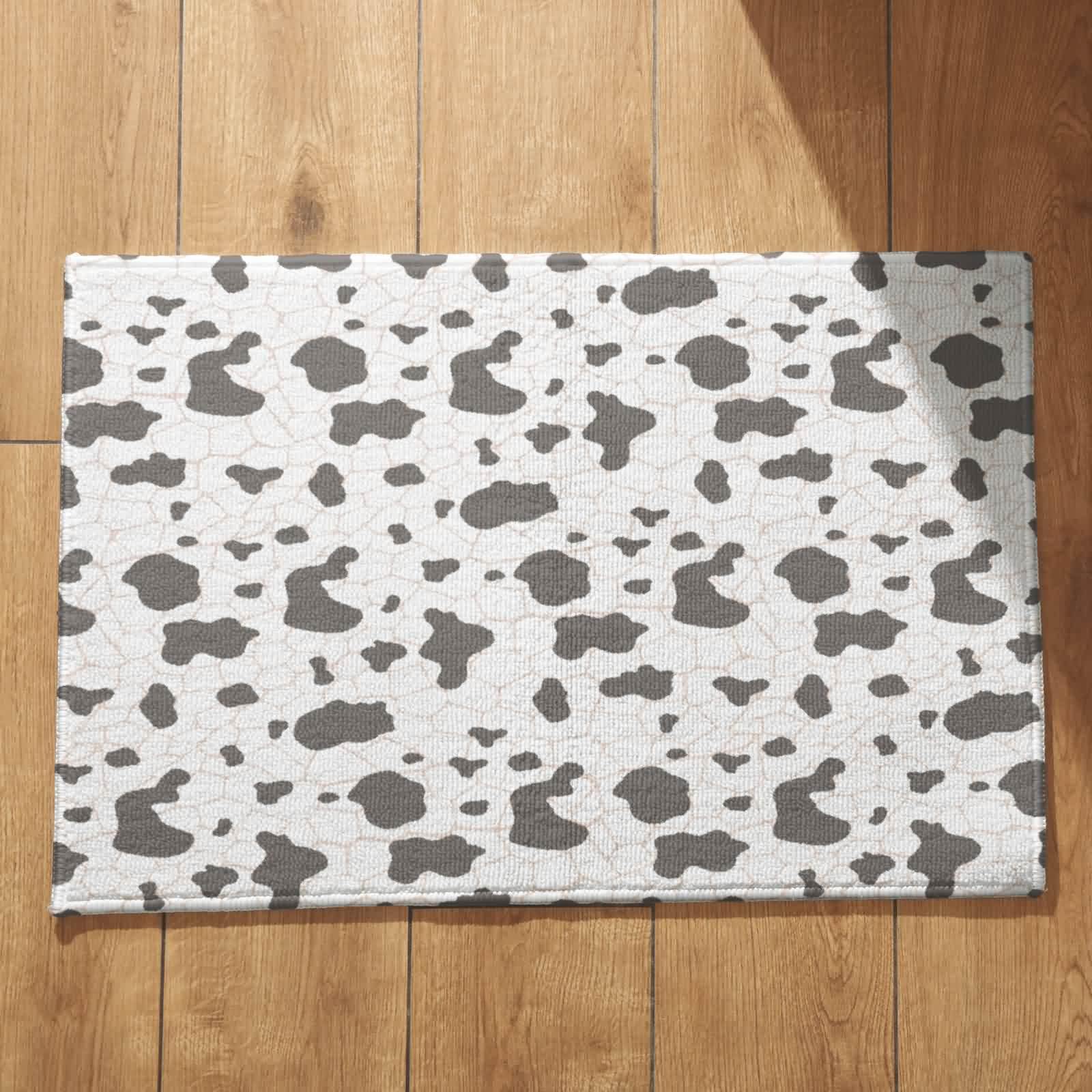 Paillasson Interieur Motif Rétro en Flanelle Douce CEVAN 50x80