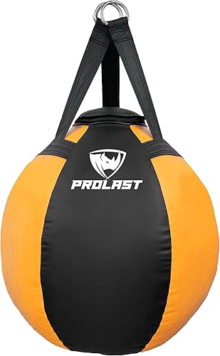 Miniatura 55 de PROLAST Wrecking Ball Heavy Punching Bag for Adults, Hook and Uppercut, Body Snatcher, Boxing, MMA, Muay Thai, 65 lbs
