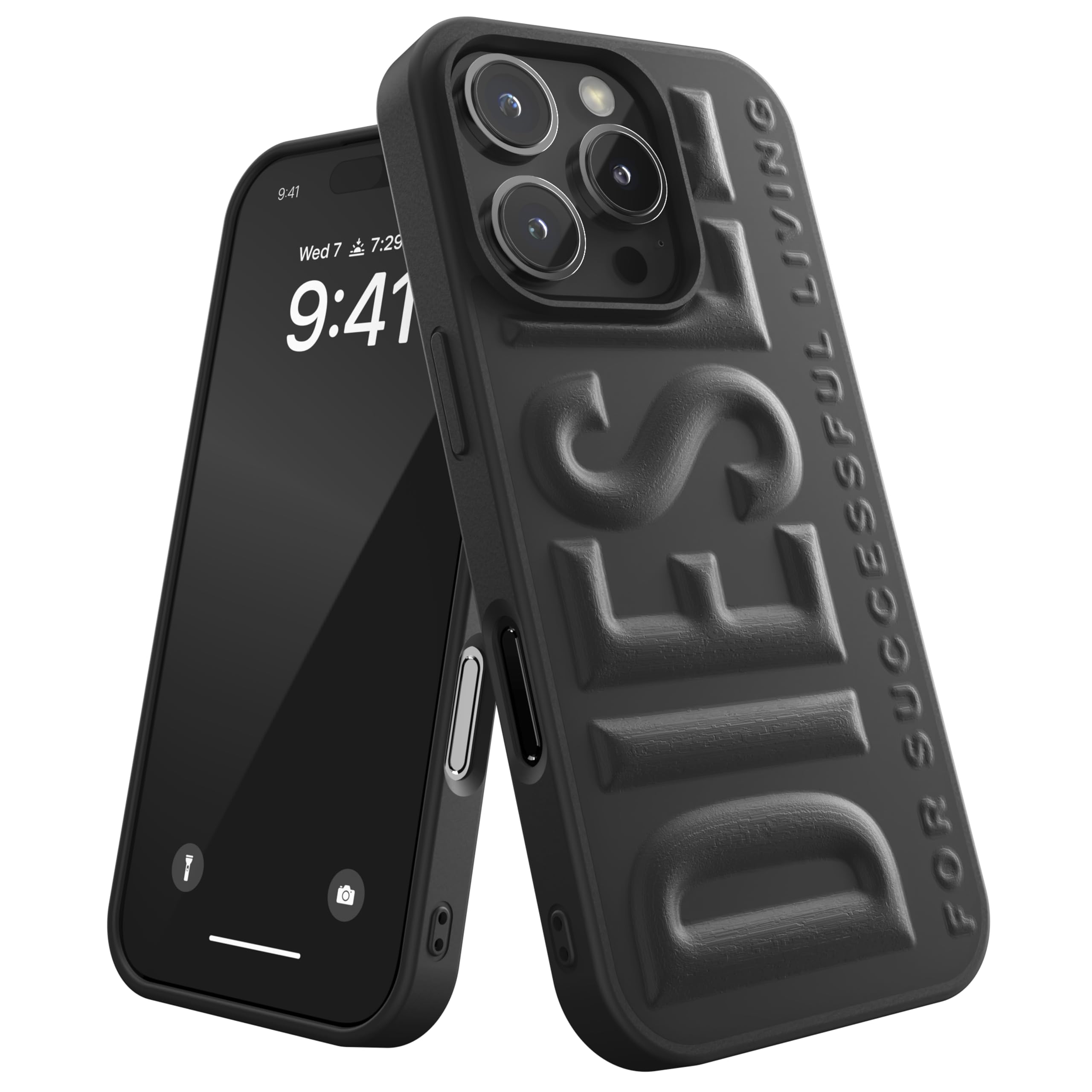 Amazon.co.jp: DIESEL iPhone 16 Proと互換性有 スマホケース 3Dロゴ