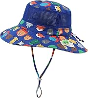 Vista 23 de Home Prefer - Sombrero para sol para niños con UPF50 + Safari, transpirable, sombrero de verano, para juego.