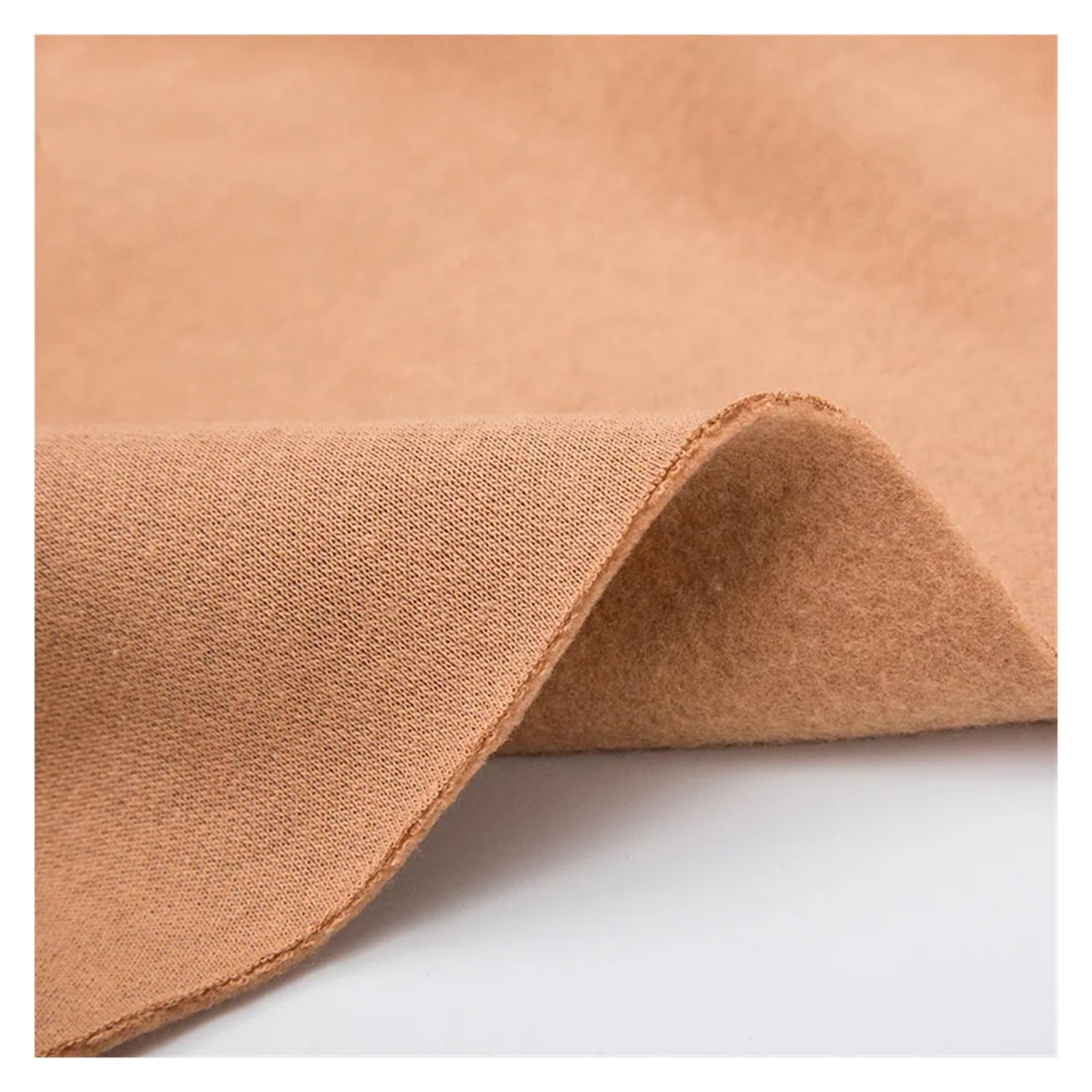 Tejido de forro polar de punto Tela de lana algodón punto pesado for coser pantalones, sudadera con capucha y abrigo, 50x180cm/unid(Color 32)