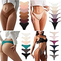 Vista 3 de Paquete variado de ropa interior para mujer, tipo de tangas con espalda en T, calzoncillos de encaje, bikinis variados