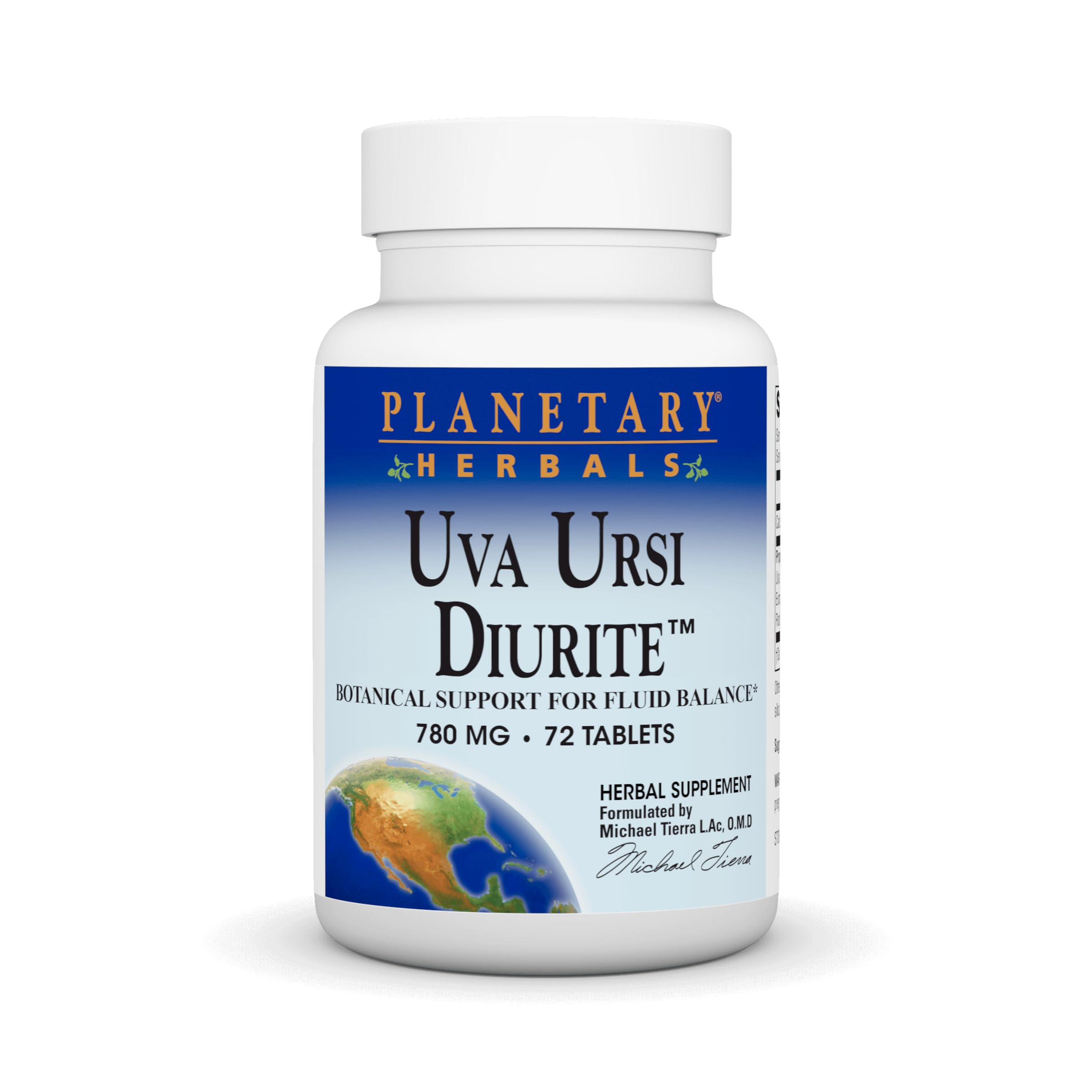 Planetary Herbals UVA Ursi Diurite Tablets, 72 Count
