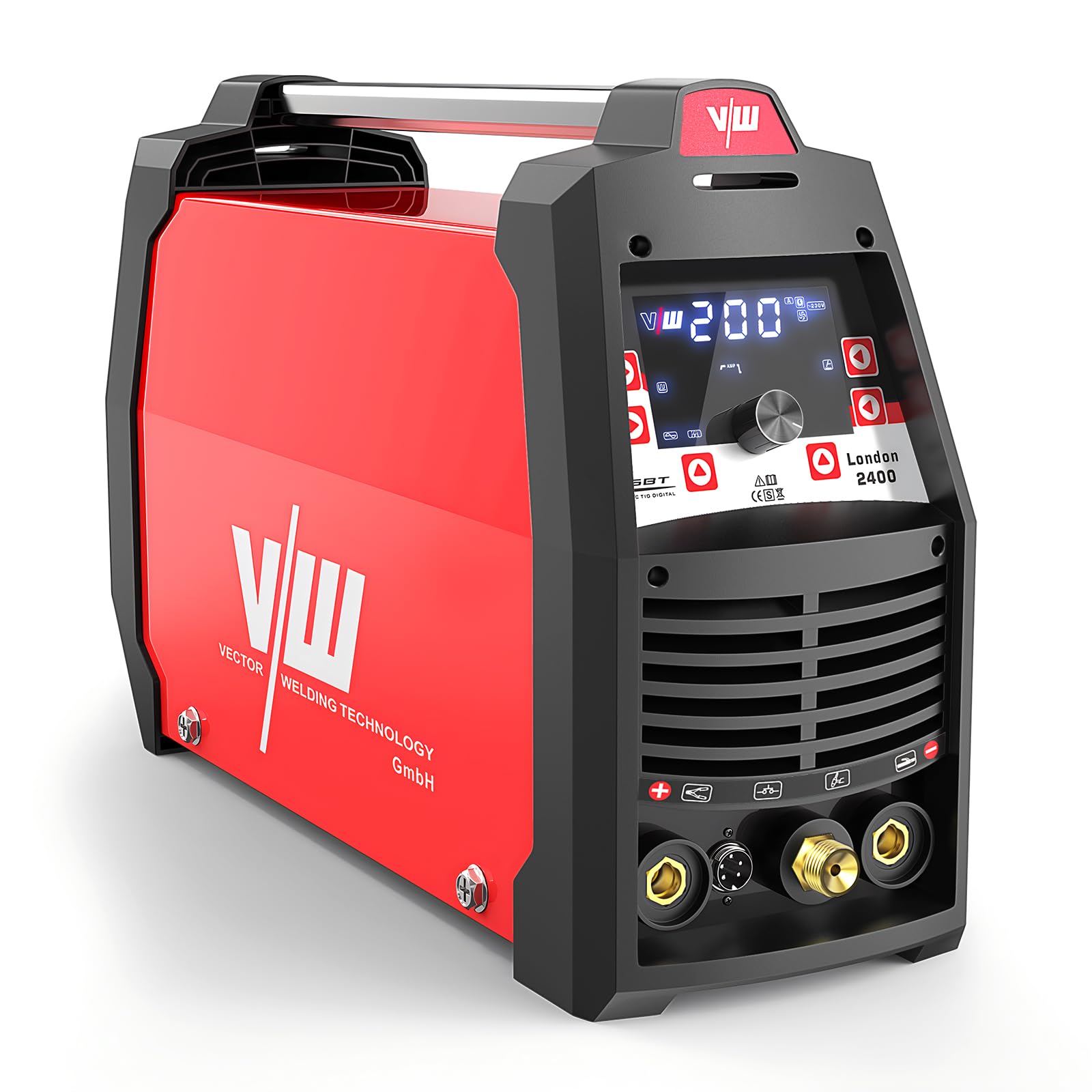 VECTOR WELDING Soldador AC DC TIG 200A Pulso MMA, Soldador Inverter 4 en 1