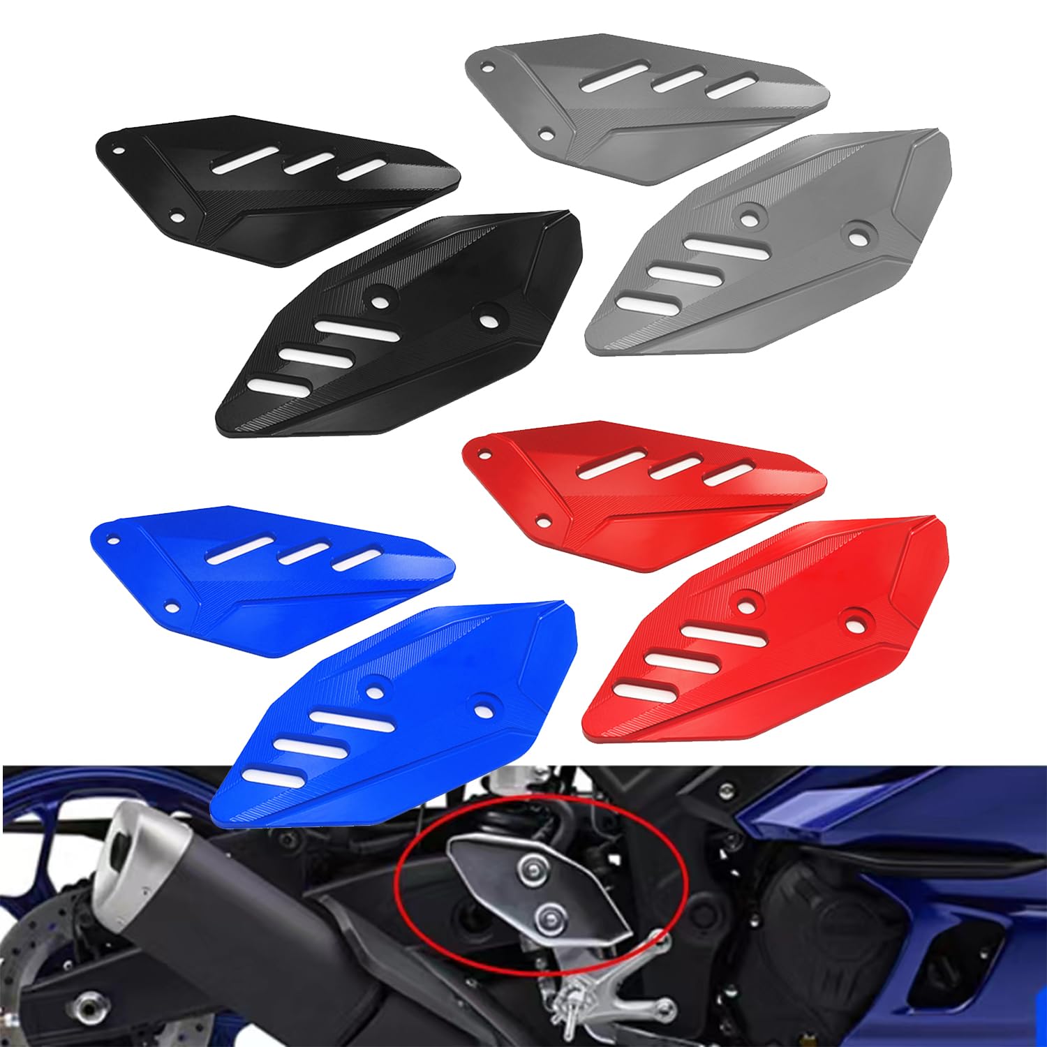 Amazon.com: HEINMO Motorcycle Aluminum Foot Peg Footrest Foot