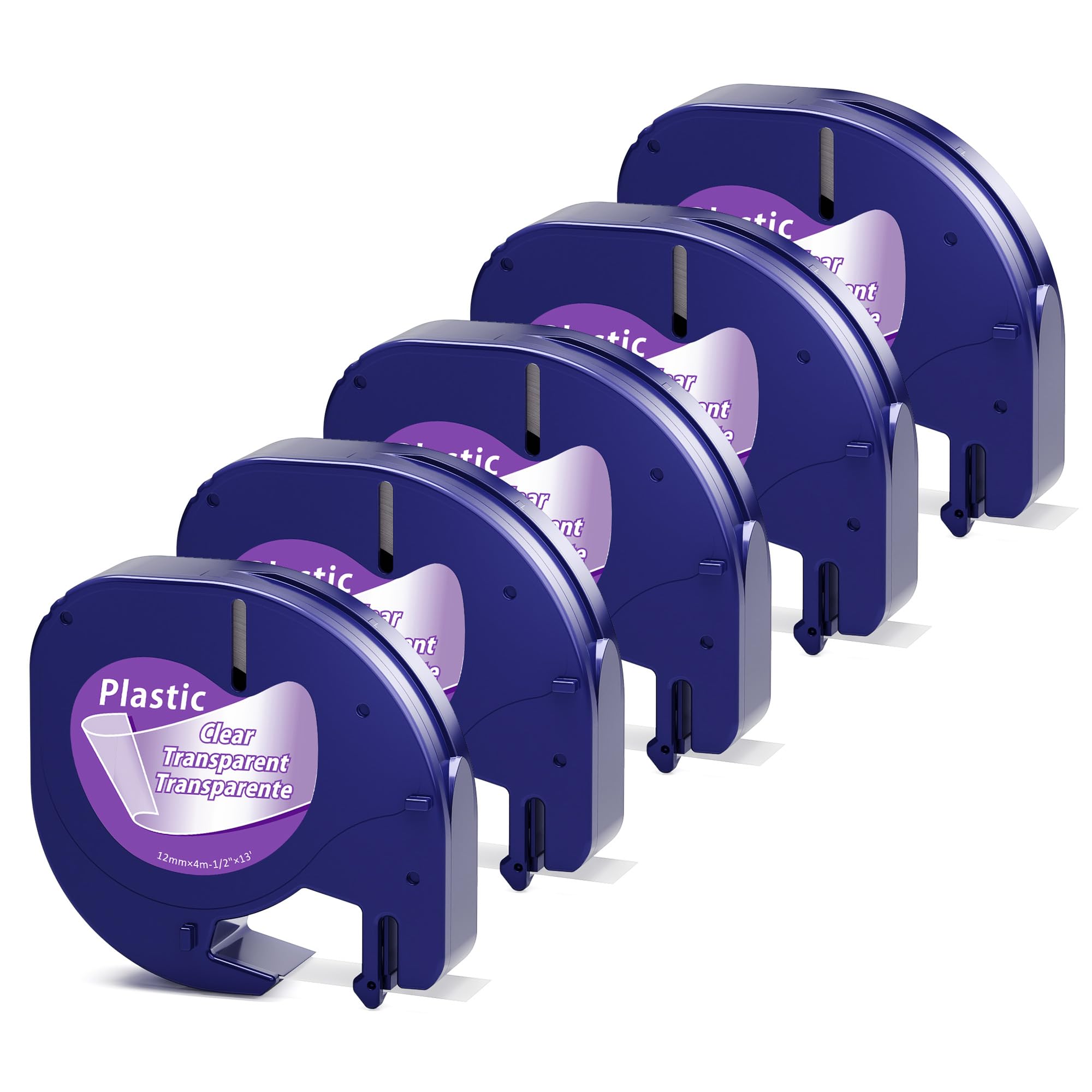 Compatible with DYMO LetraTag Clear Label Maker Tape Refills 16952 Plastic | Compatible w…