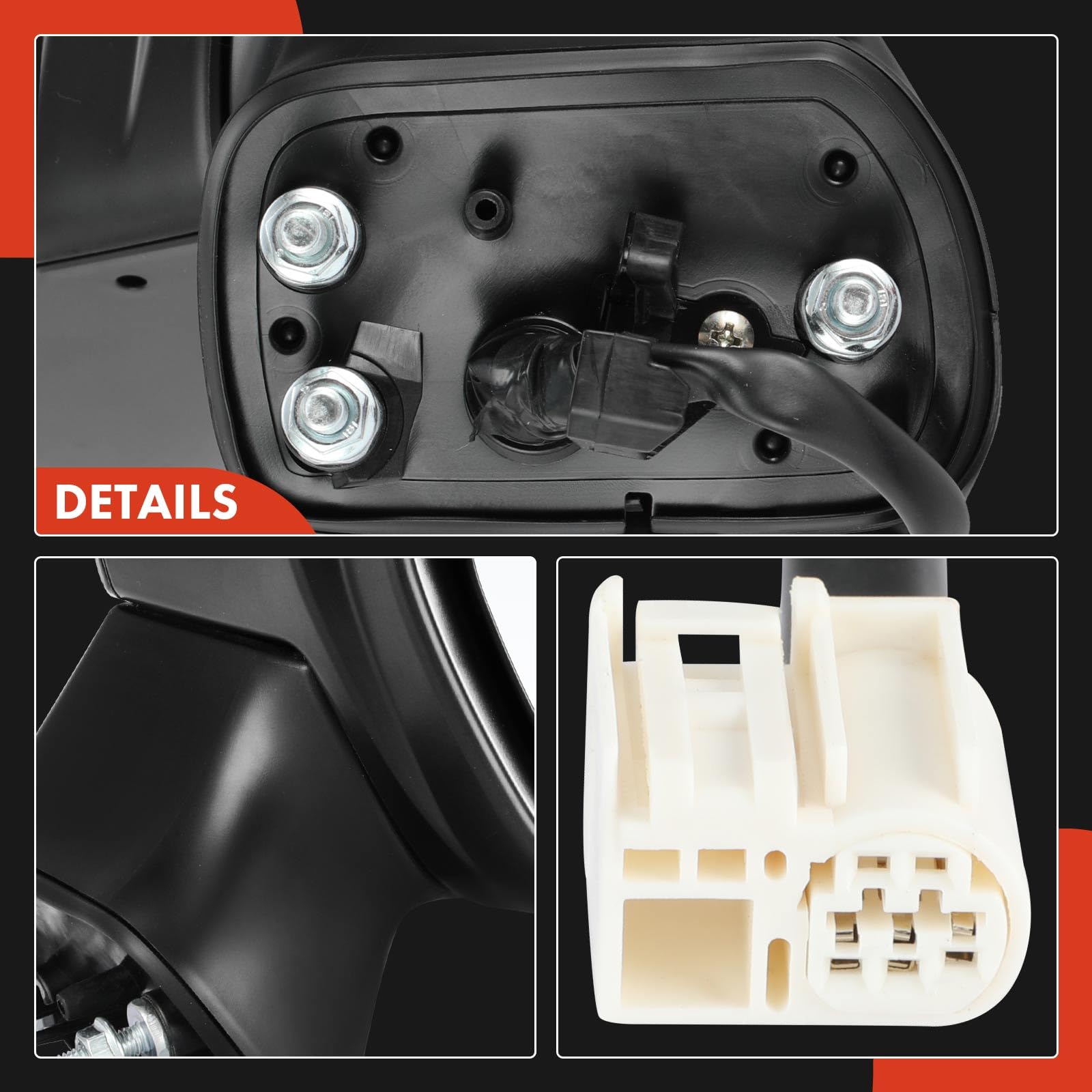 Amazon.com: A-Premium Passenger Side Power Door Mirror 