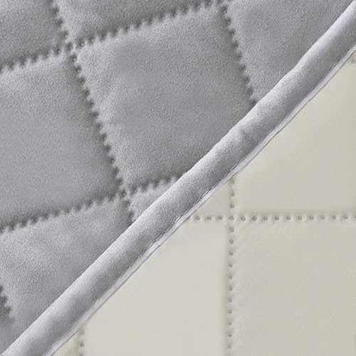 Miniatura 6 de Easy-Going - Funda reversible extragrande para sofá de 3 cojines, funda protectora de muebles, resistente al agua, con varillas de espuma, para