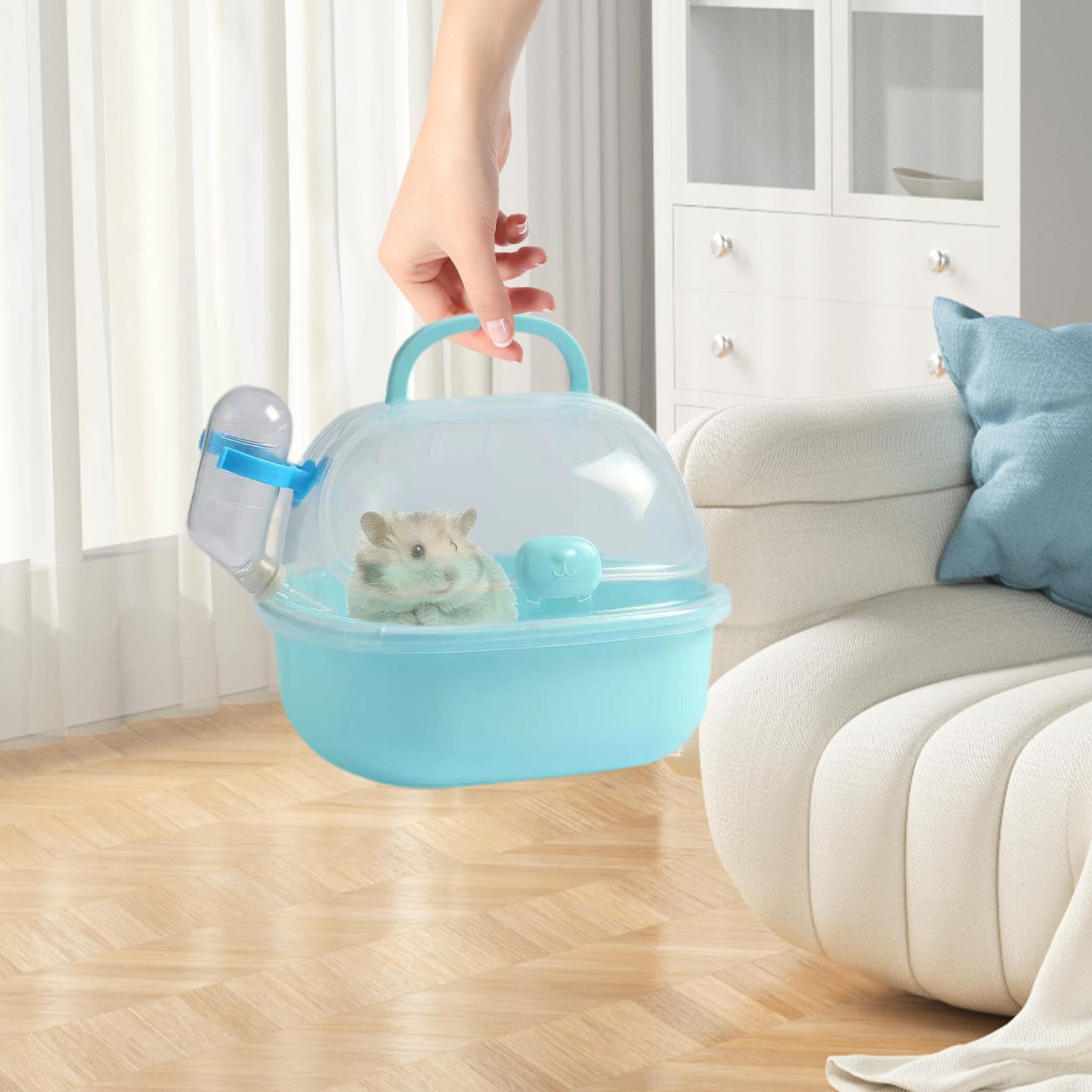 Amazon.co.jp: ハムスターキャリーお出かけケージキャリーバッグ飼育