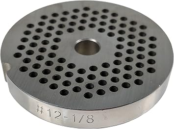 #12 Meat Grinder Plate 1/8 in.
