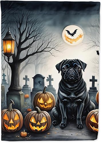 Miniatura 70 de Caroline's Treasures DAC2011GF - Bandera decorativa para jardín de Halloween con diseño de beagle para jardín, jardín, jardín, jardín, multicolor